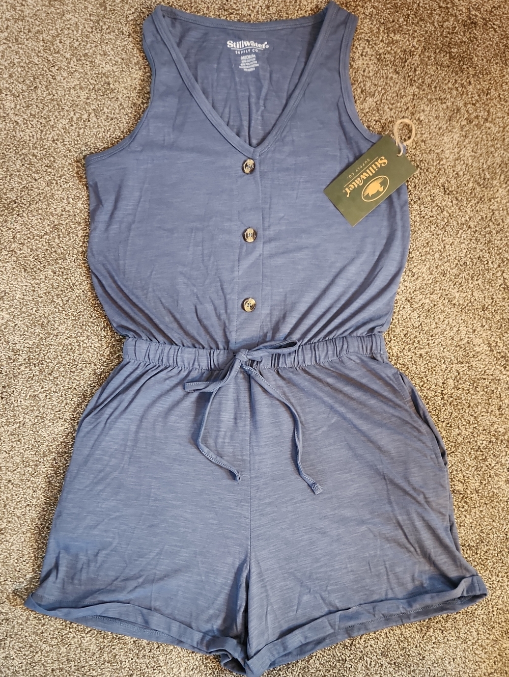 NWT Stillwater Supply Co - Shorts Romper - Size Medium